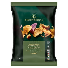 Exceptional By Asda Hand Cooked Cheddar & Red Onion Crisps 150g