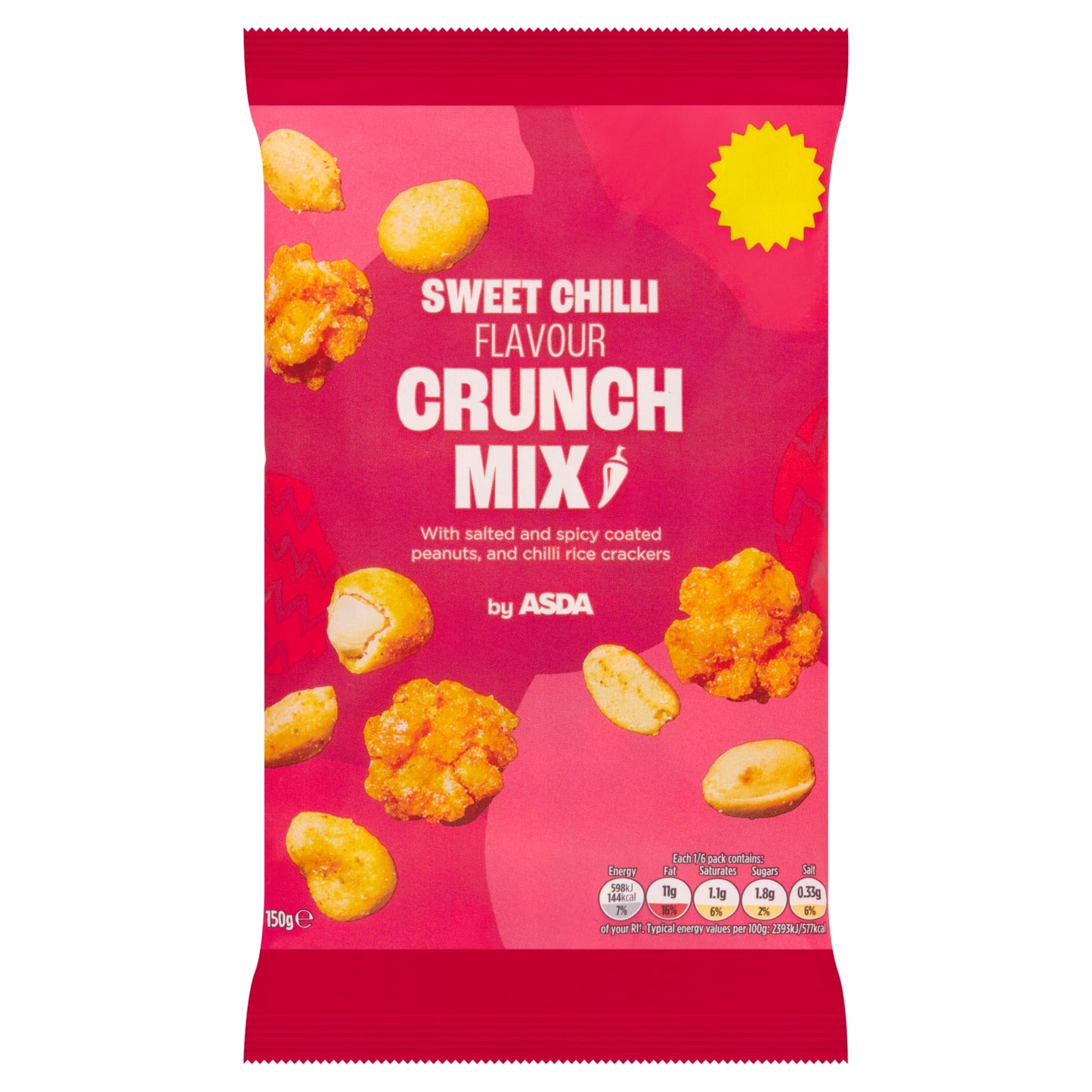ASDA Sweet Chilli Flavour Crunch Mix 150g