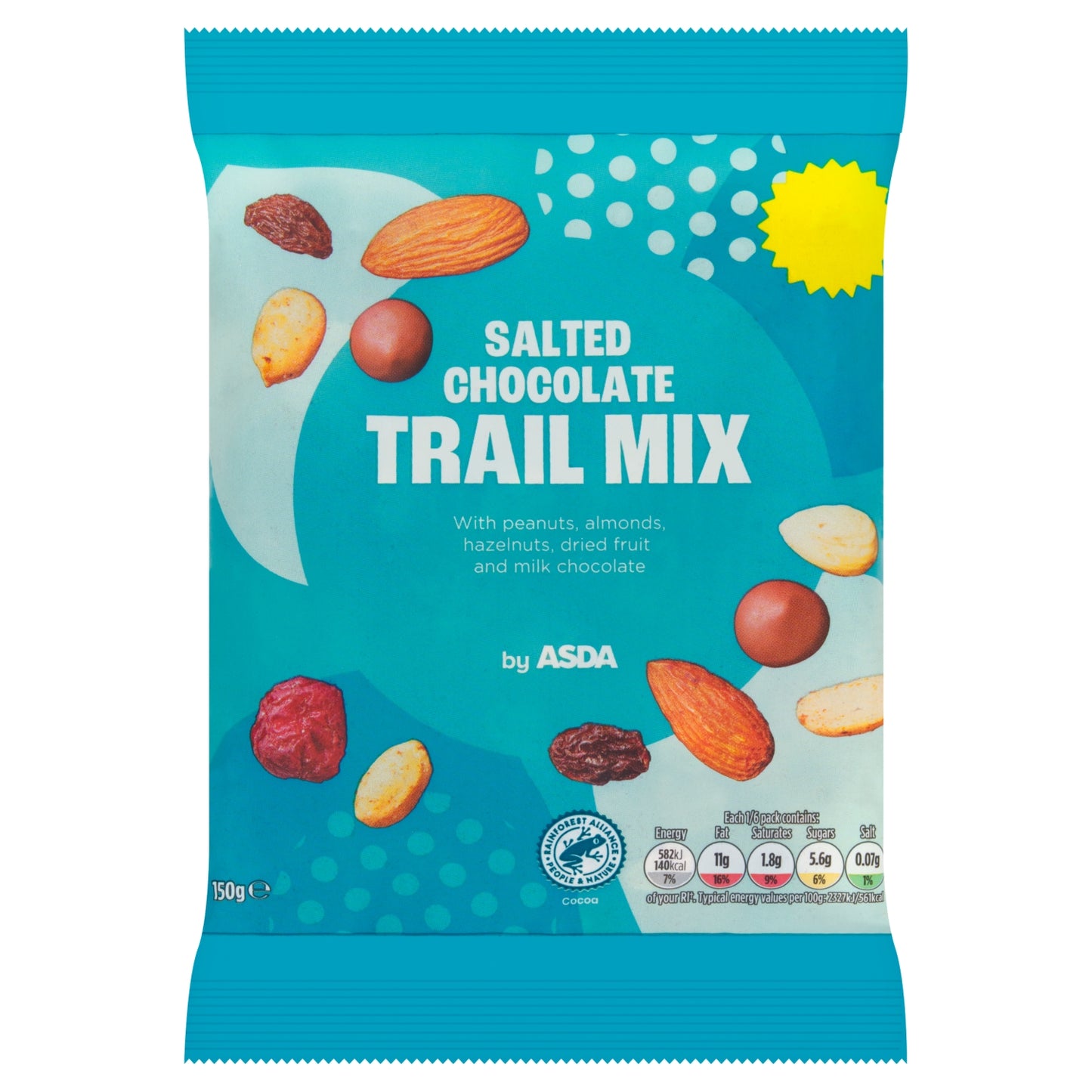 ASDA Salted Chocolate Trail Mix 150g