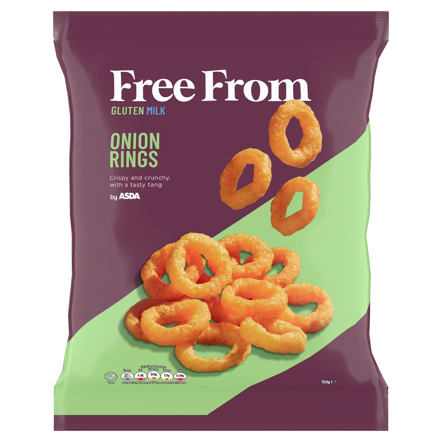 ASDA Free From Free From by Onion Rings 150g