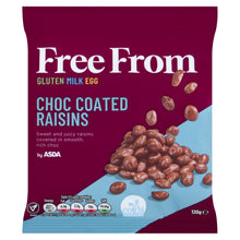 ASDA Free From Free From by Choc Coated Raisins 120g
