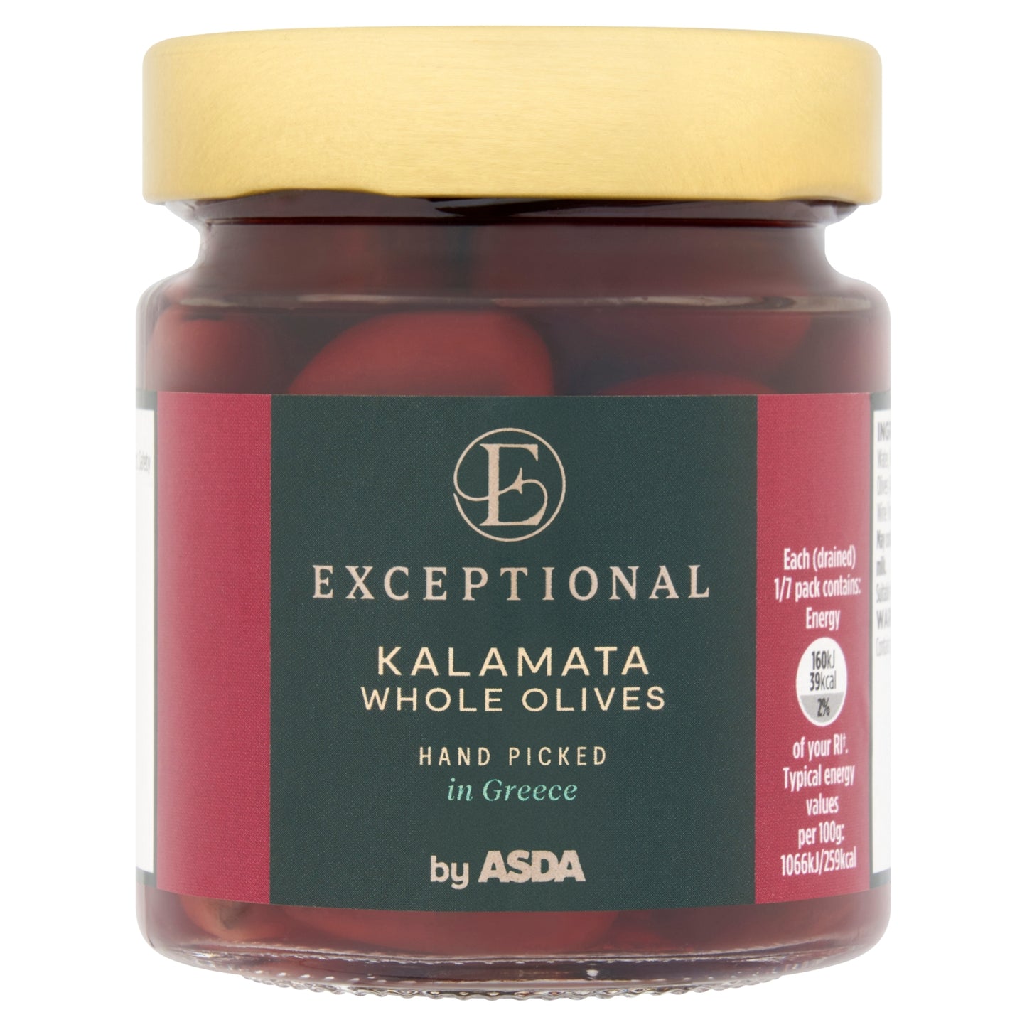 Exceptional By ASDA Kalamata Whole Olives 200g