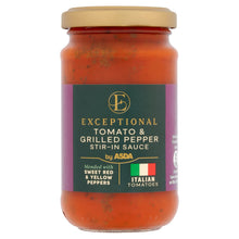 Exceptional by ASDA Tomato & Grilled Pepper Stir-in Sauce 190g