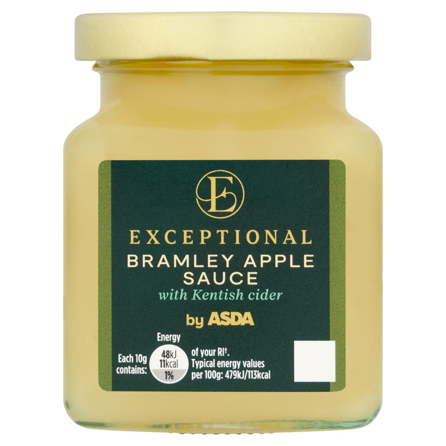 Exceptional by ASDA Bramley Apple Sauce with Kentish Cider 210g