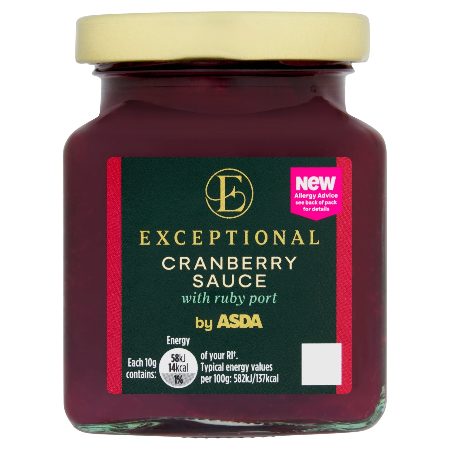 Exceptional by ASDA Exceptional by Cranberry Sauce with Ruby Port 230g
