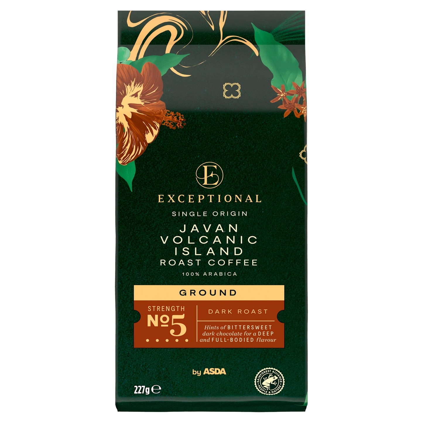 Exceptional by Asda Javan Volcanic Island Roast Ground Coffee 227g