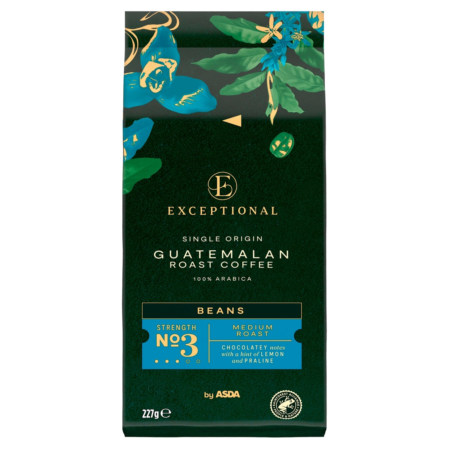 Exceptional by Asda Exceptional by Guatemalan Roast Coffee Beans 227g
