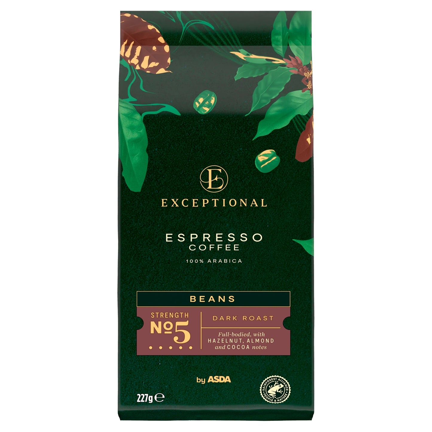Exceptional by Asda Espresso Coffee Beans 227g