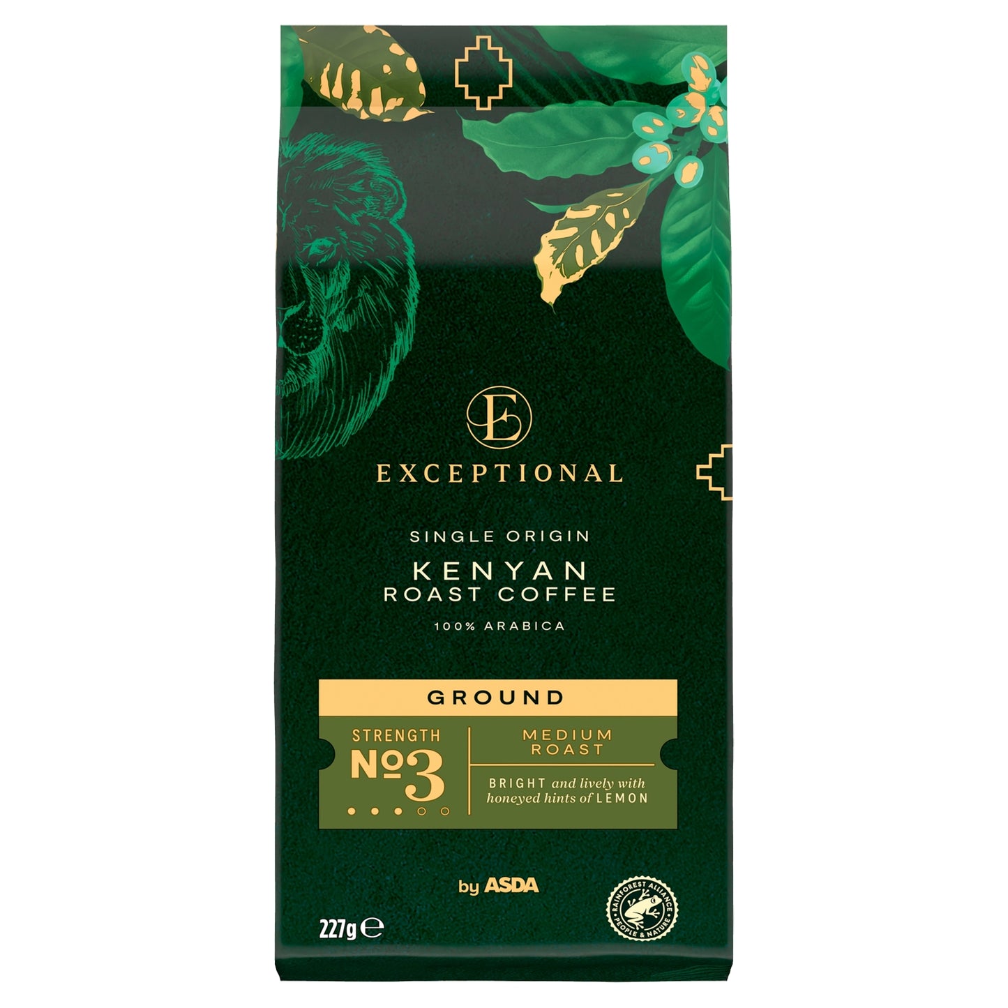 Exceptional by Asda Exceptional by Kenyan Roast Ground Coffee 227g