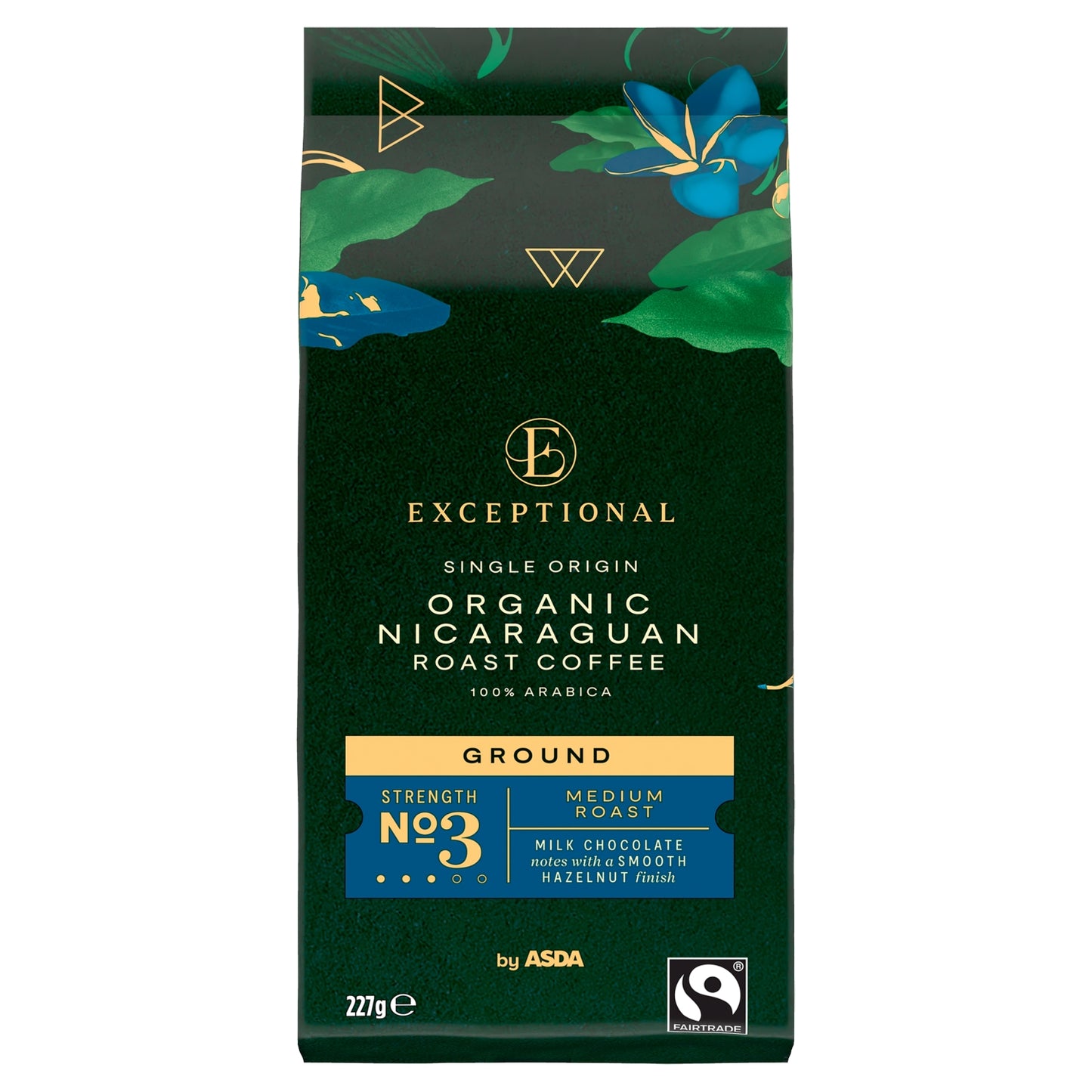 Exceptional by Asda Organic Nicaraguan Roast Coffee 227g