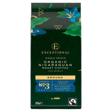 Exceptional by Asda Organic Nicaraguan Roast Coffee 227g