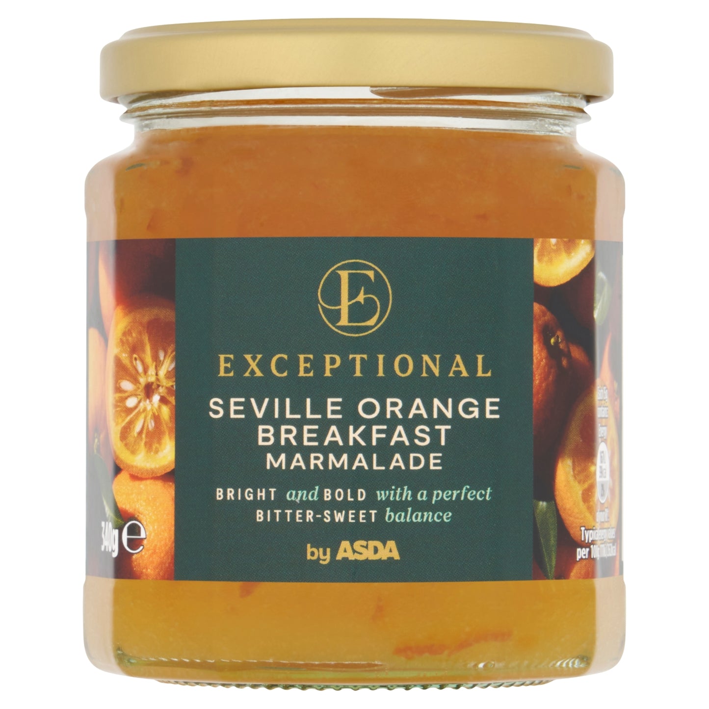 Exceptional by ASDA Seville Orange Breakfast Marmalade 340g