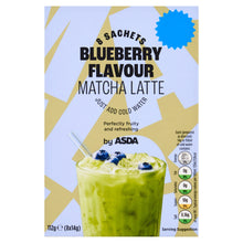 ASDA Blueberry Flavour Matcha Latte 112g (8 x 14g)