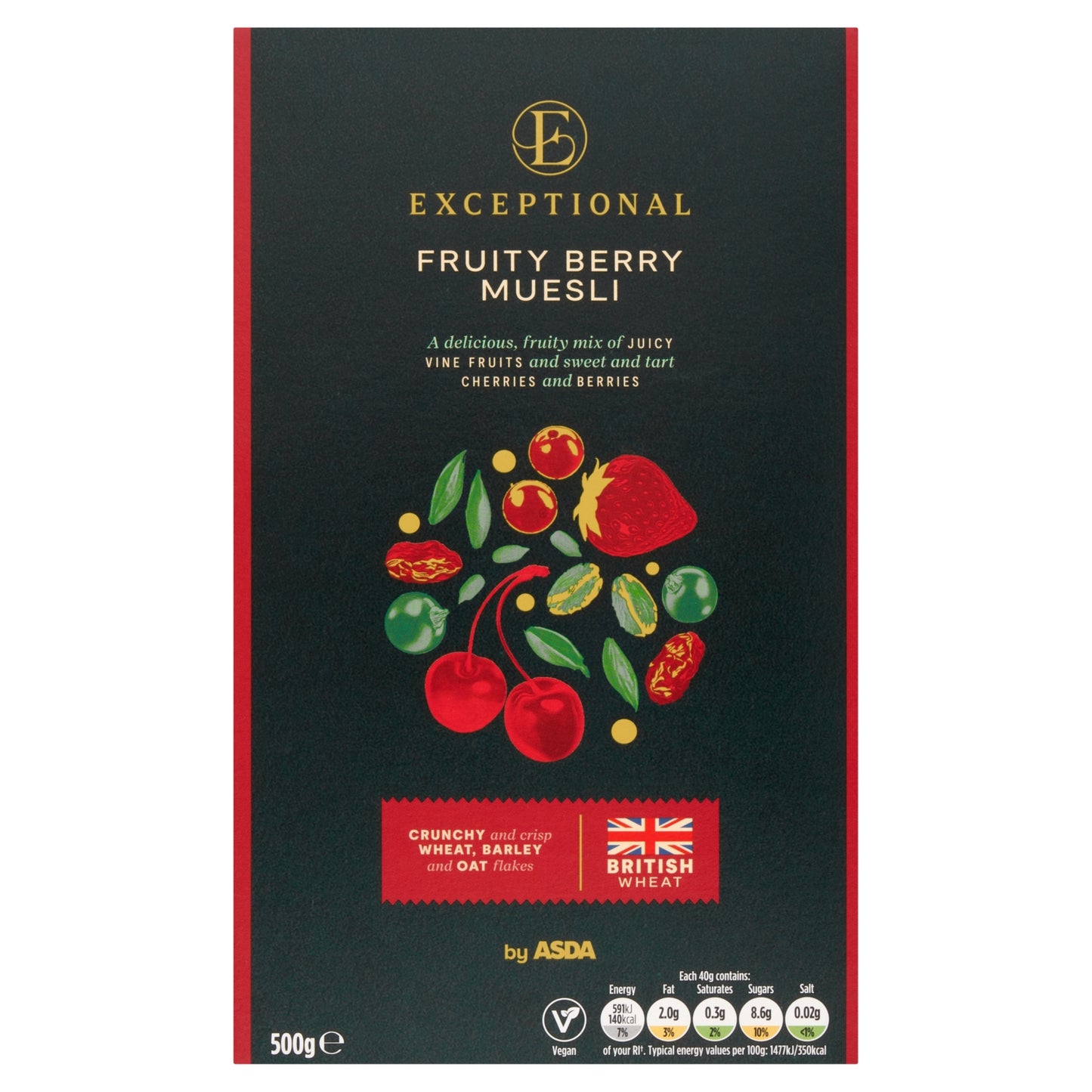 Exceptional by ASDA Exceptional by Fruity Berry Muesli 500g