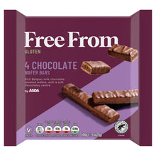 ASDA Free From by Chocolate Wafer Bars 108g (4 x 27g)