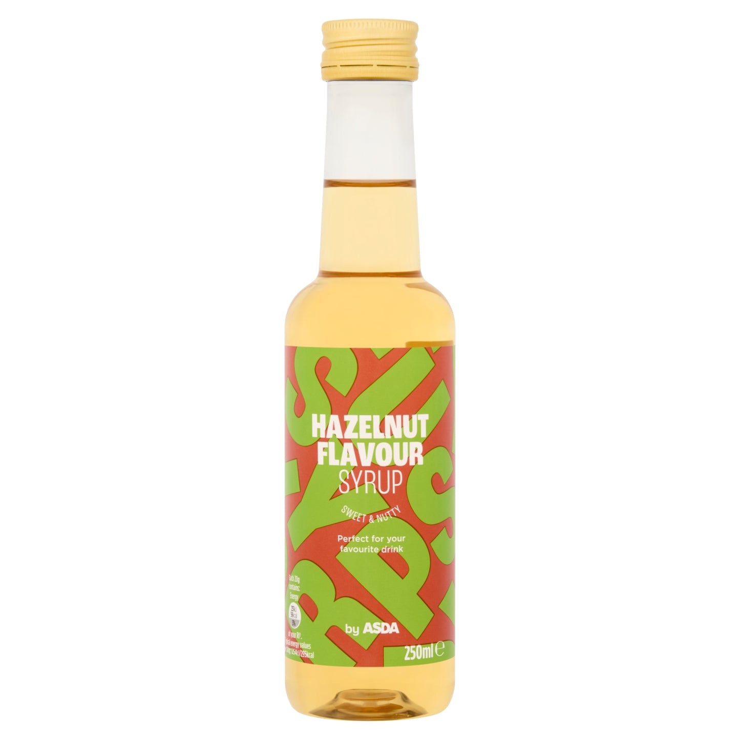 ASDA Hazelnut Flavour Syrup 250ml