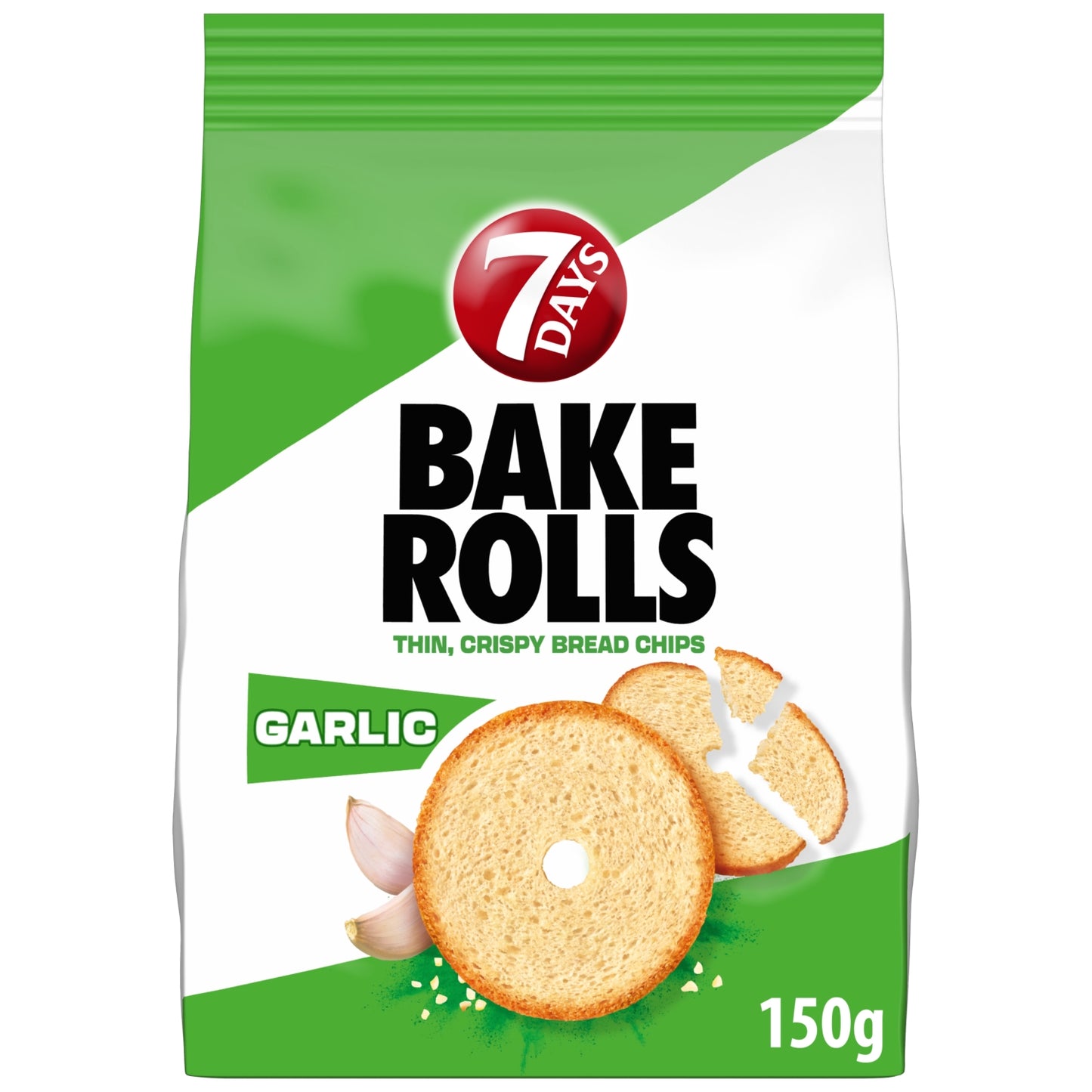 7 Days Bake Rolls Garlic 150g