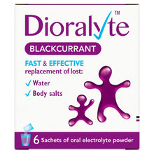 Dioralyte 6 Blackcurrant Sachets of Oral Electrolyte Powder