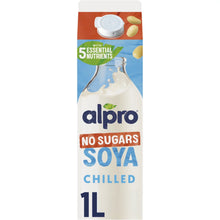 Alpro Soya No Sugar Chilled Dairy Free Drink 1L