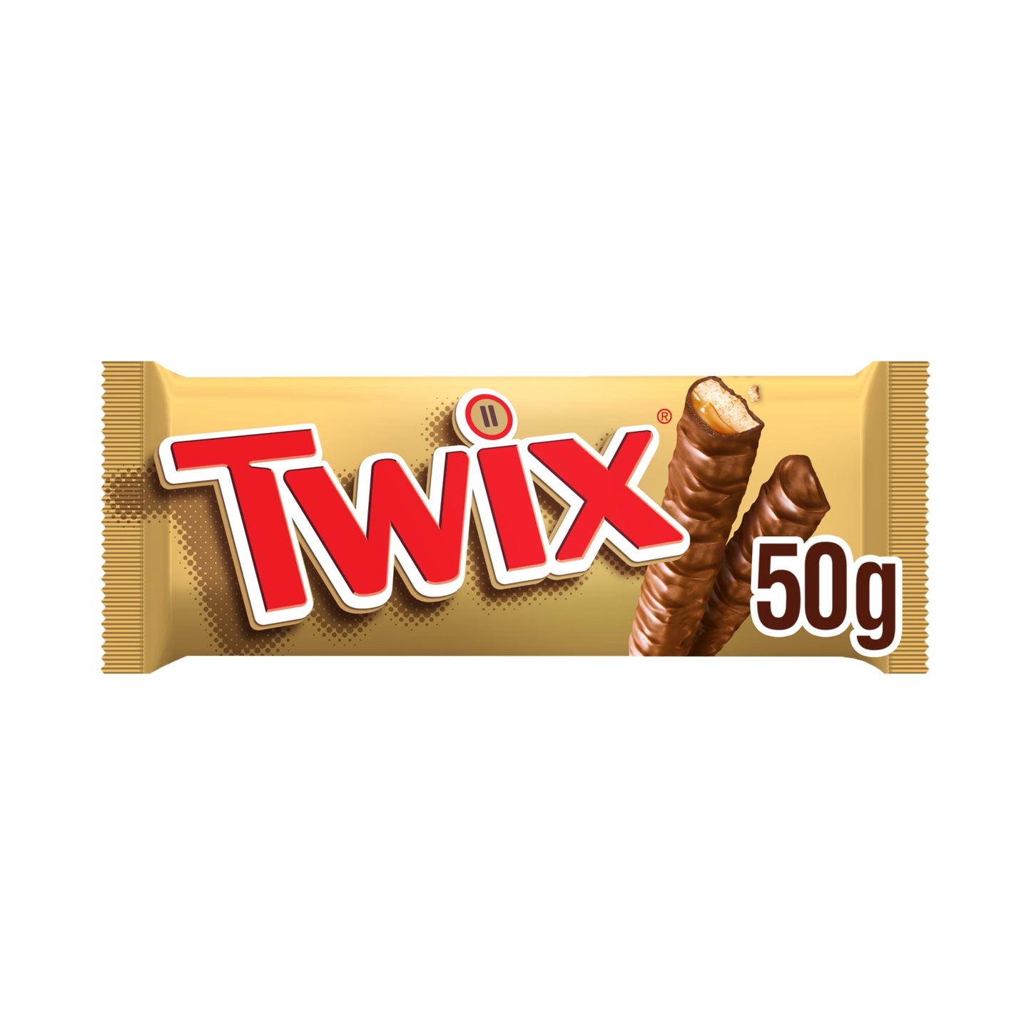 Twix Caramel Biscuit Chocolate Bar 50g
