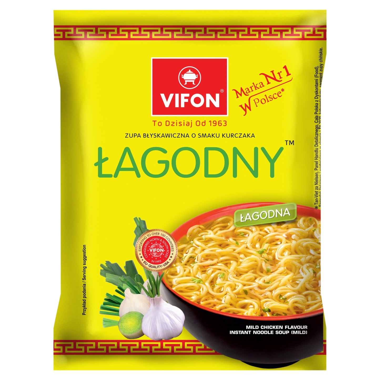 Vifon Mild Chicken Flavour Instant Noodle Soup 70g