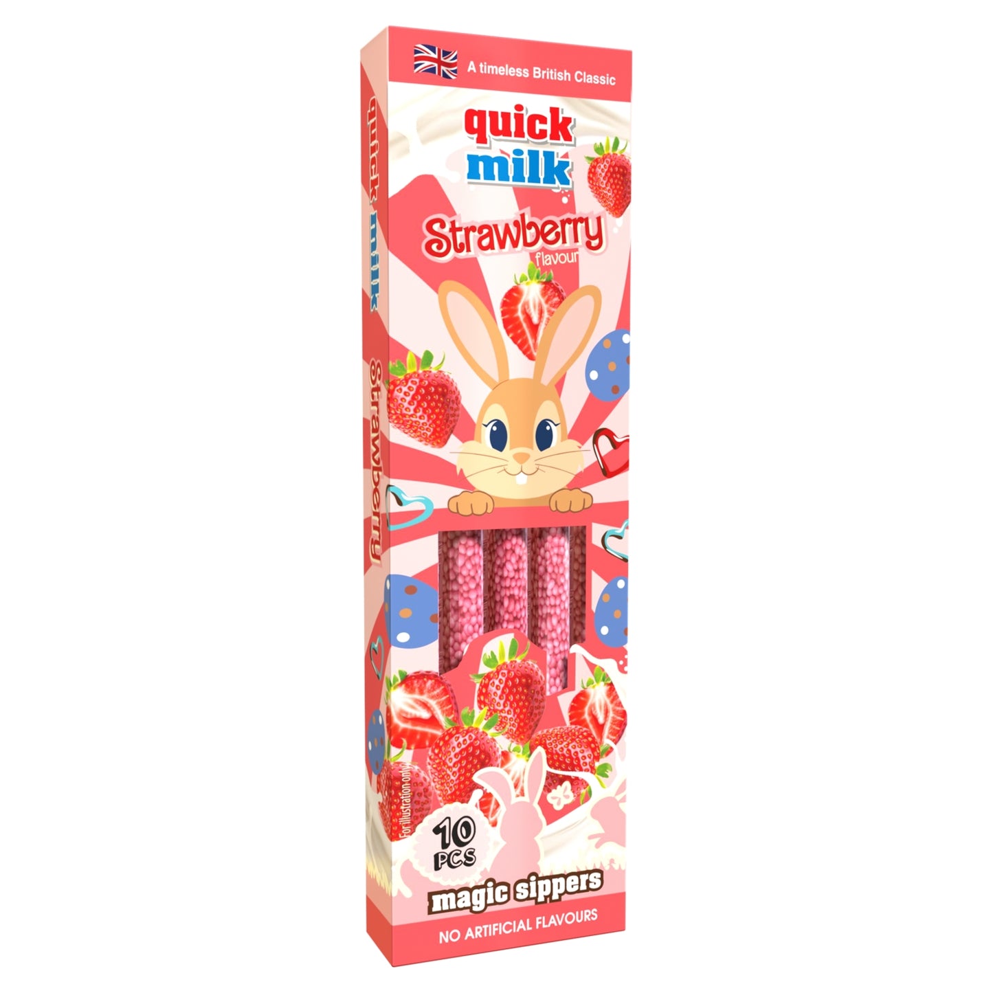 Dr. Moo Strawberry Flavour Magic Sipper 10 x 6g (60g)