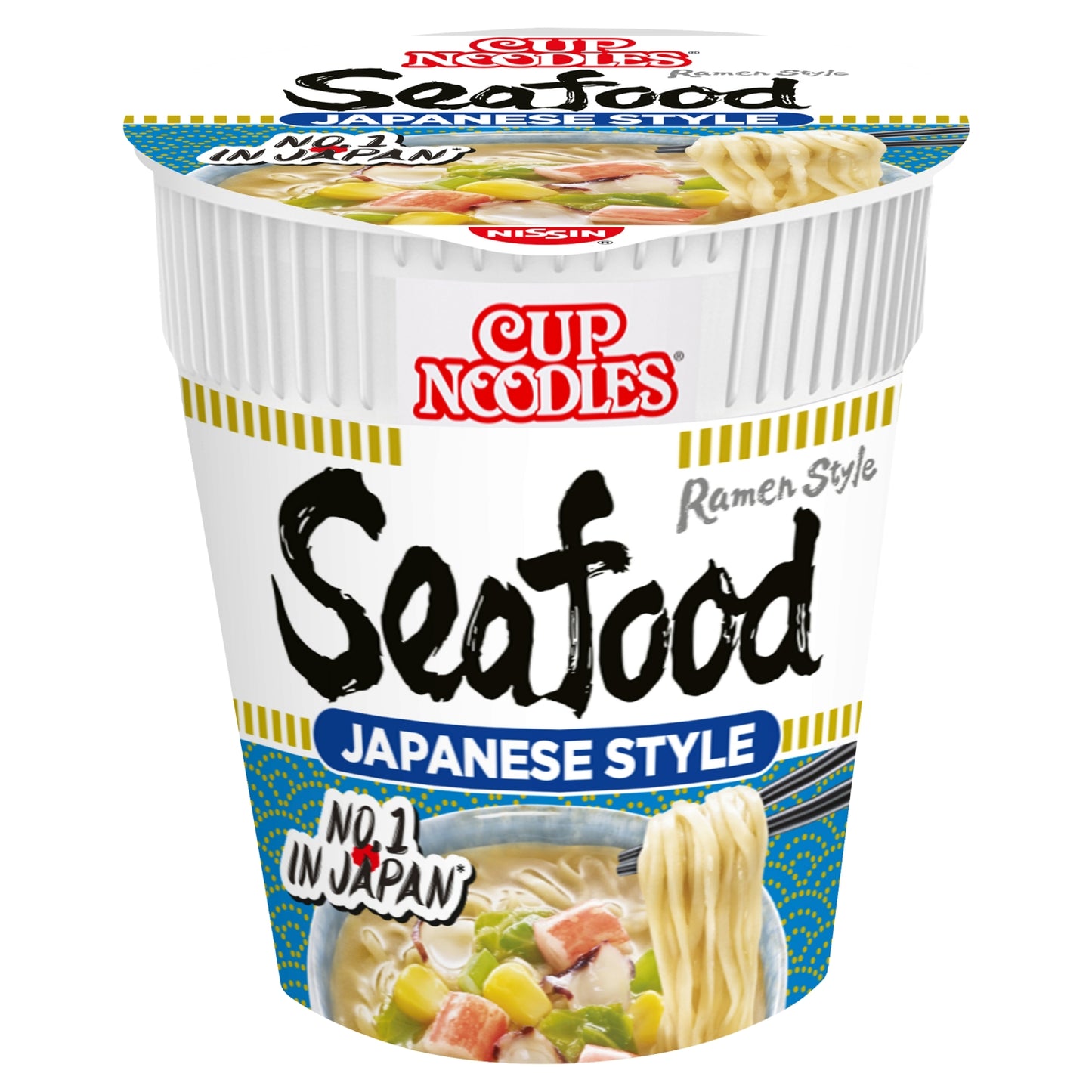 Nissin Cup Noodles Seafood Instant Ramen Style Pot 75g