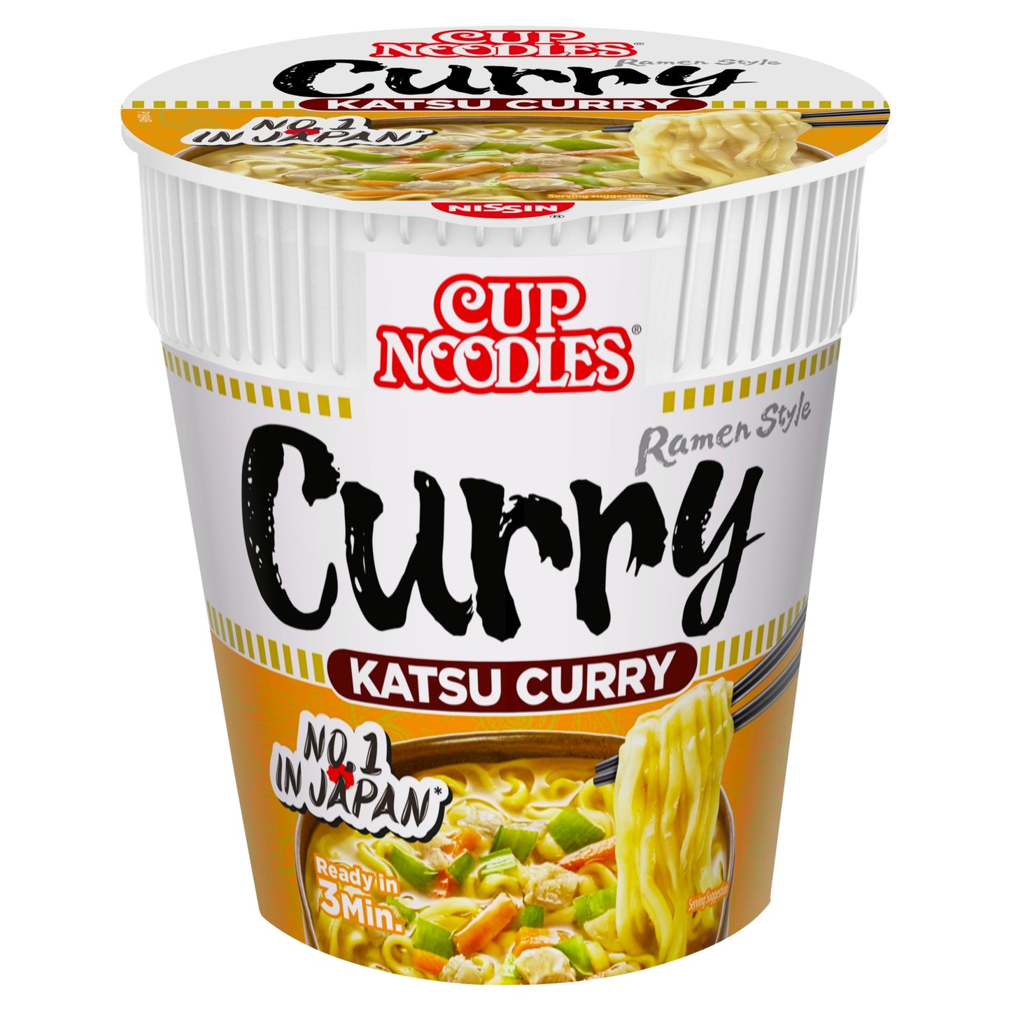 Nissin Cup Noodles Katsu Curry Instant Ramen Style Pot 67g