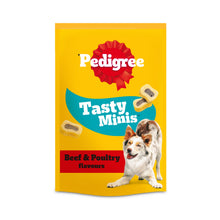 Pedigree ® TASTY MINIS Adult Dog Treats Beef & Poultry Chewy Slices 155g