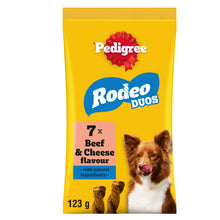 Pedigree RODEO Duos Beef and Cheese Dog Treats 7 Sticks 123g