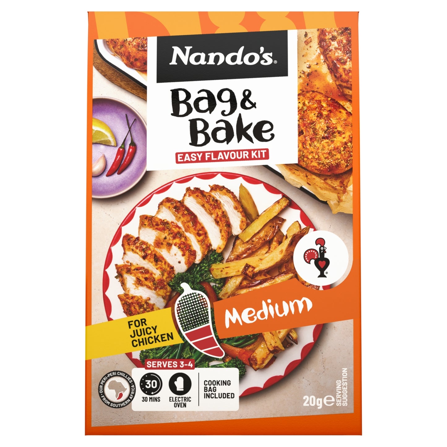 Nando's Medium Bag & Bake 20g