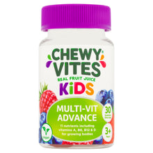 Chewy Vites Real Fruit Juice Kids One a Day Multi-Vit Advance 30 Gummies 3+ Years