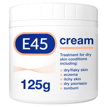 E45 Moisturising Cream for Very Dry Skin, Eczema, Psoriasis & Dermatitis 125g