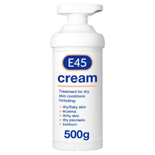 E45 Moisturising Cream for Very Dry Skin, Eczema, Psoriasis & Dermatitis 500g