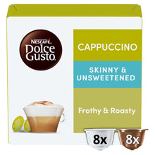 Nescafé Dolce Gusto Cappuccino Skinny & Unsweetened Coffee Pods x16 (8 Servings)