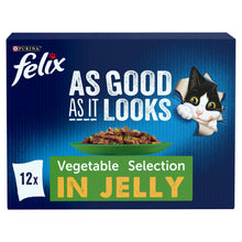 Felix As Good As it Looks Favourites with Veg Wet Cat Food 12x85g
