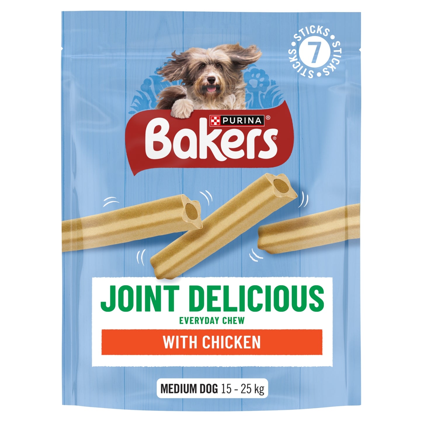 Bakers Joint Delicious Medium Chicken Dog Chews 180g