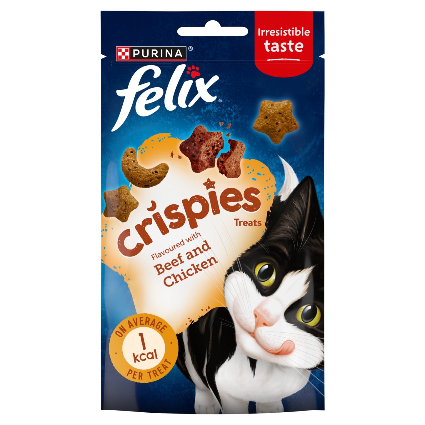 Felix Crispies Chicken and Beef Cat Treats 45g