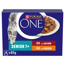 Purina ONE PURINA ONE Mini Filets in Gravy SENIOR 7+ (Beef, Chicken) Wet Cat Food 8x85g