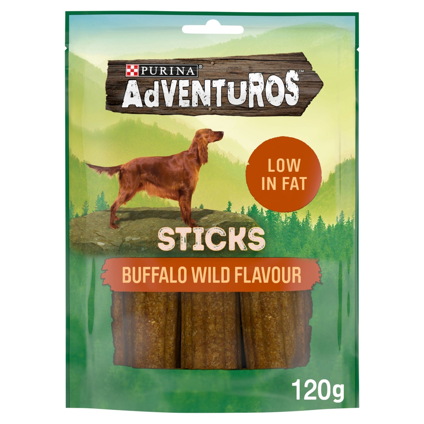 Adventuros Sticks Buffalo Dog Treats 120g
