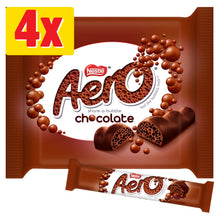Nestlé Aero Bubbly Milk Chocolate Bar 4 Pack Multipack 108g