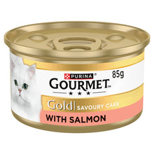 Gourmet Gold Savoury Cake Salmon Wet Cat Food 85g