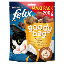 Felix Goody Bag Original Chicken, Liver and Turkey Cat Treats 200g