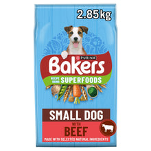 Bakers Superfoods Small Dog Beef Dry Dog Food 2.85kg