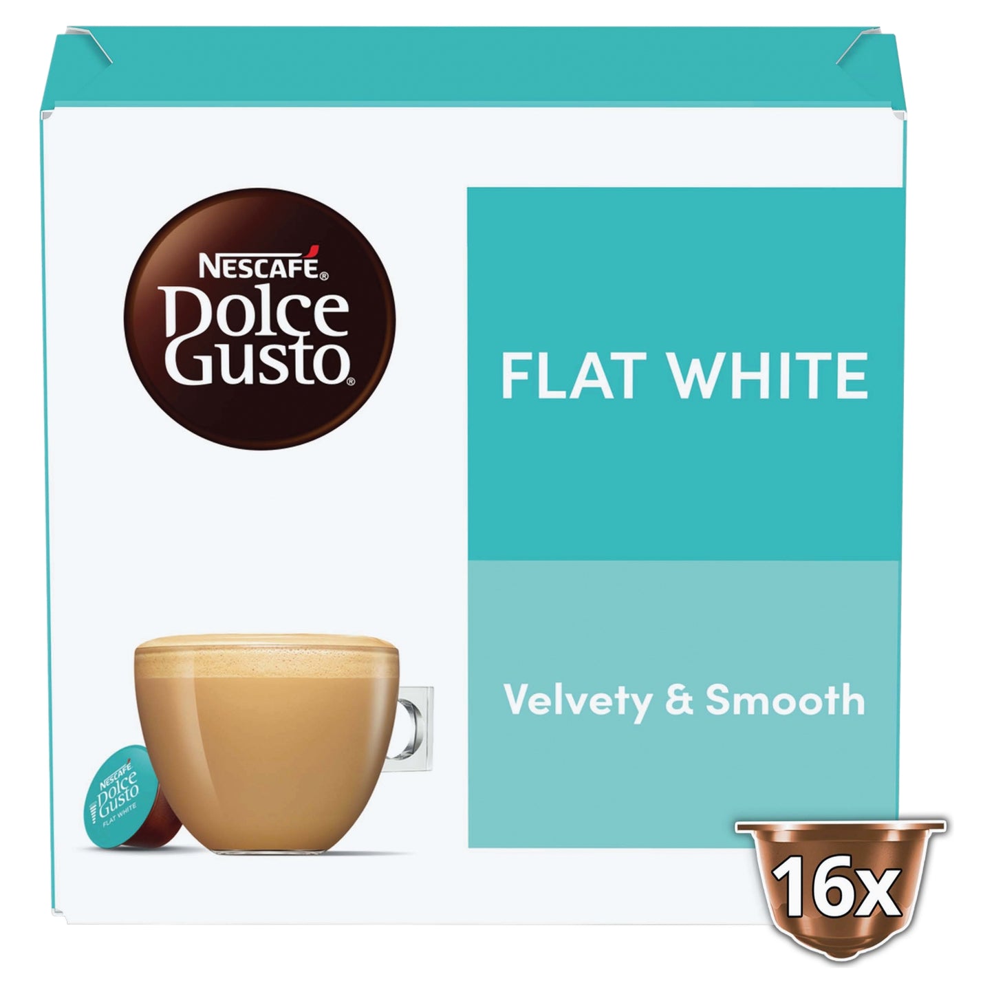 Nescafé Flat White Coffee Pods x16 (16 Servings)