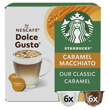 Starbucks by Nescafe Dolce Gusto ® Caramel Macchiato By Nescafé Dolce Gusto, Coffee Pods x12 (6 Servings)