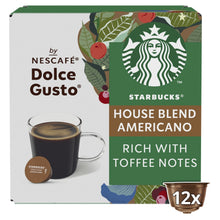 Starbucks ® Americano House Blend By Nescafé Dolce Gusto, Coffee Pods x12 (12 Servings)