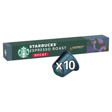 Starbucks ® by Nespresso® Decaf Dark Espresso Roast Coffee Pods X10
