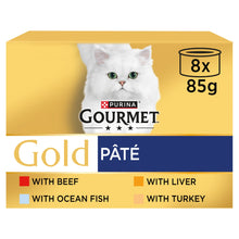 Gourmet Gold Pate Wet Cat Food 8x85g