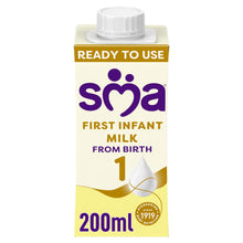 SMA ® 1 First Infant Baby Milk Premade Liquid Formula from birth 200ml